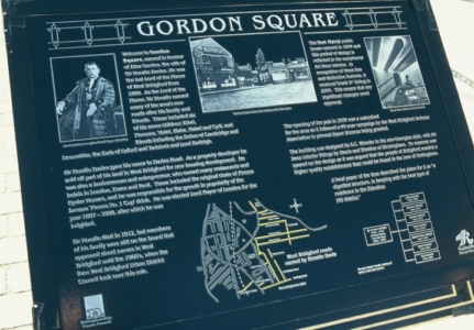 Gordon Sq, Plaque 2008