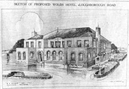 Loughborough Rd, Wolds Hotel proposal 1937