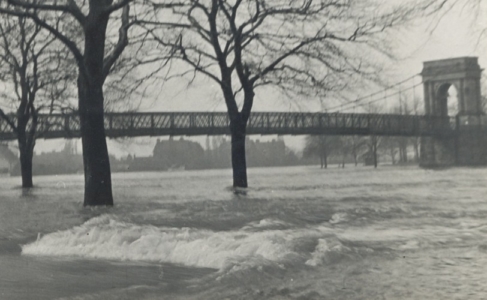 Welbeck Suspension Bridge 1947